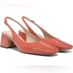 Sam Edelman Terracotta Pink Slingback Kitten Heel Size 8 1/2